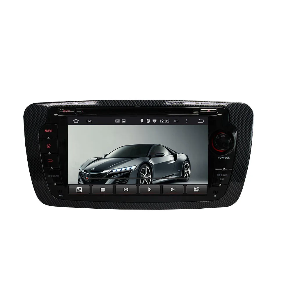 Автомобильный DVD плеер KLYDE 7 дюймов 6 ядер Android 9 0 PX6 для Seat IBIZA 2013 аудио 4 + 64 гб