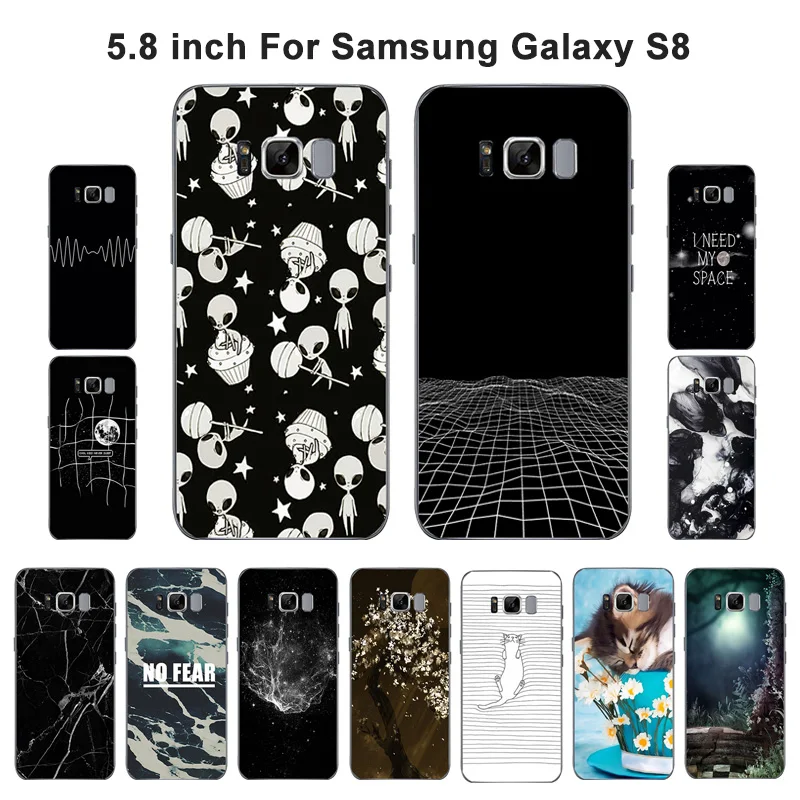 Чехол для телефона Samsung Galaxy S8 G950 G950F G9500 SM-G9500 Мягкий Силиконовый ТПУ