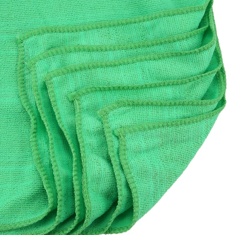 

12x Microfibre Cleaning Cloth 40x40cm Microfiber Dish Car Gym Towel Glass