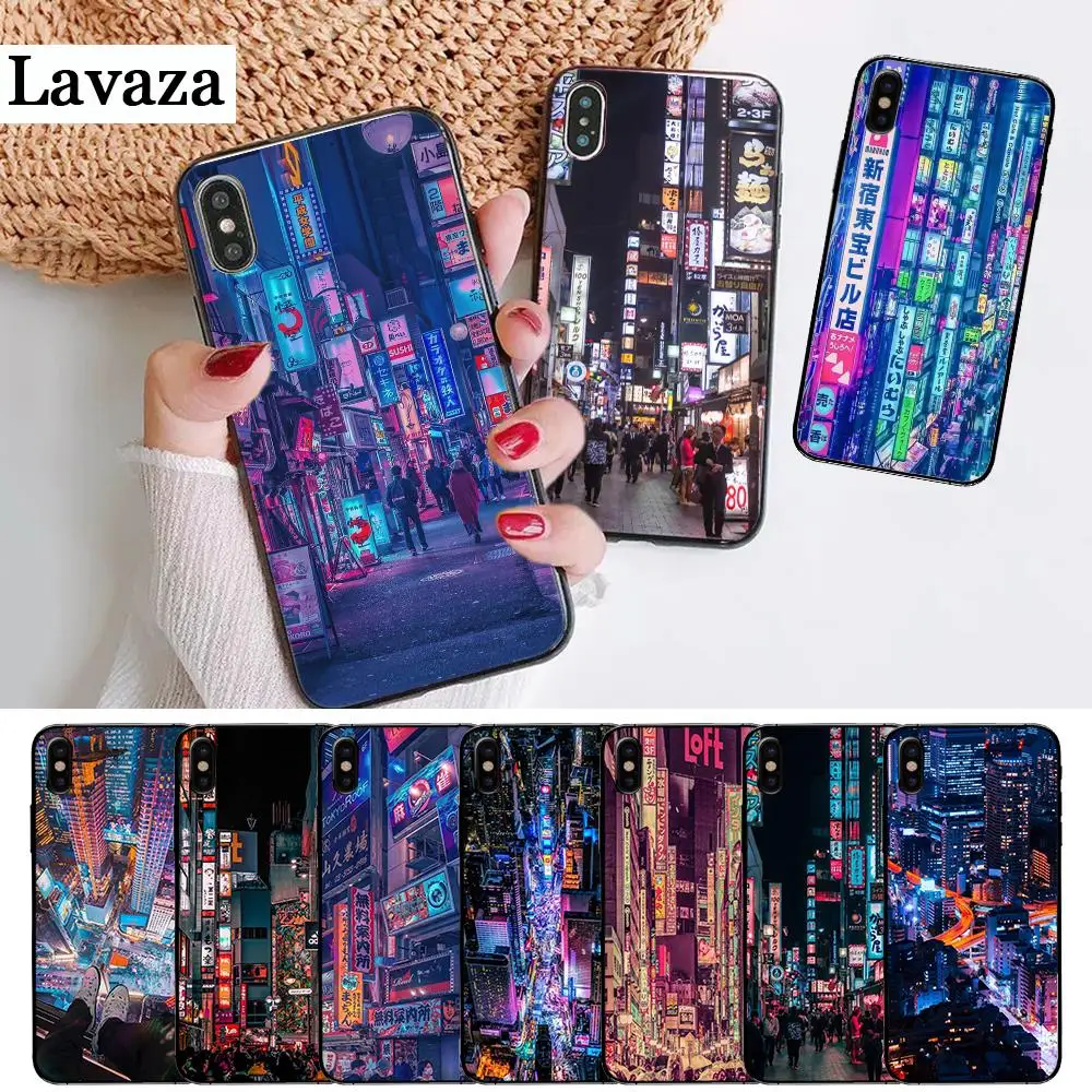 103F неоновый Азия Токио Япония силиконовый чехол для iPhone 5 5S SE 2020 6 6S 7 8 Plus X XS XR 11 Pro