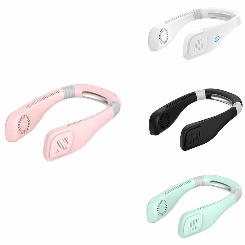 Mini USB Neck Fan with Battery Ultra Quiet Cooler Air Conditioner