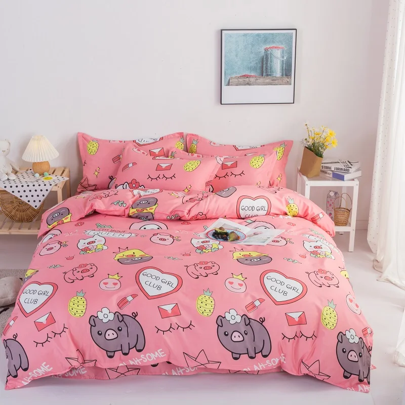 

Anti-Folding King ,Twin ,Full Size ,Bedding Set 4 In 1,1 Duvet Cover ,2 Pillow Shams And 1 Bed Sheet Queen