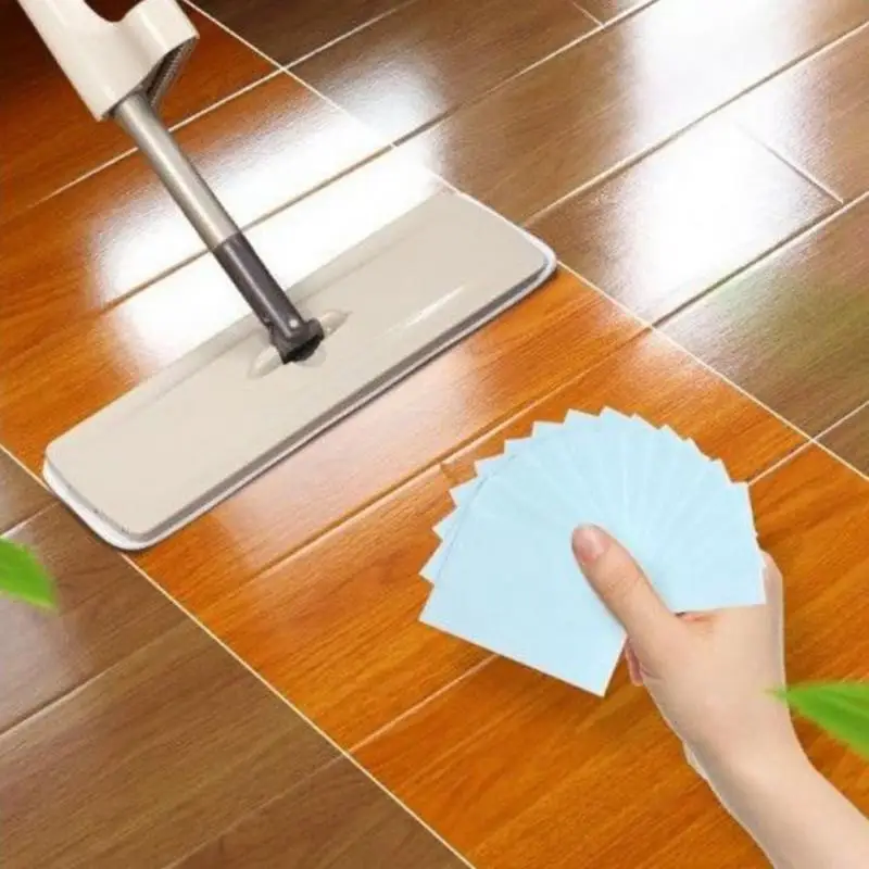 

30pcs Portable Fresh Floor Cleaning Slice Multi-Effect Cleaner Sheet Remove Dirt Stains Dissolvable Paper Cleaner For Home