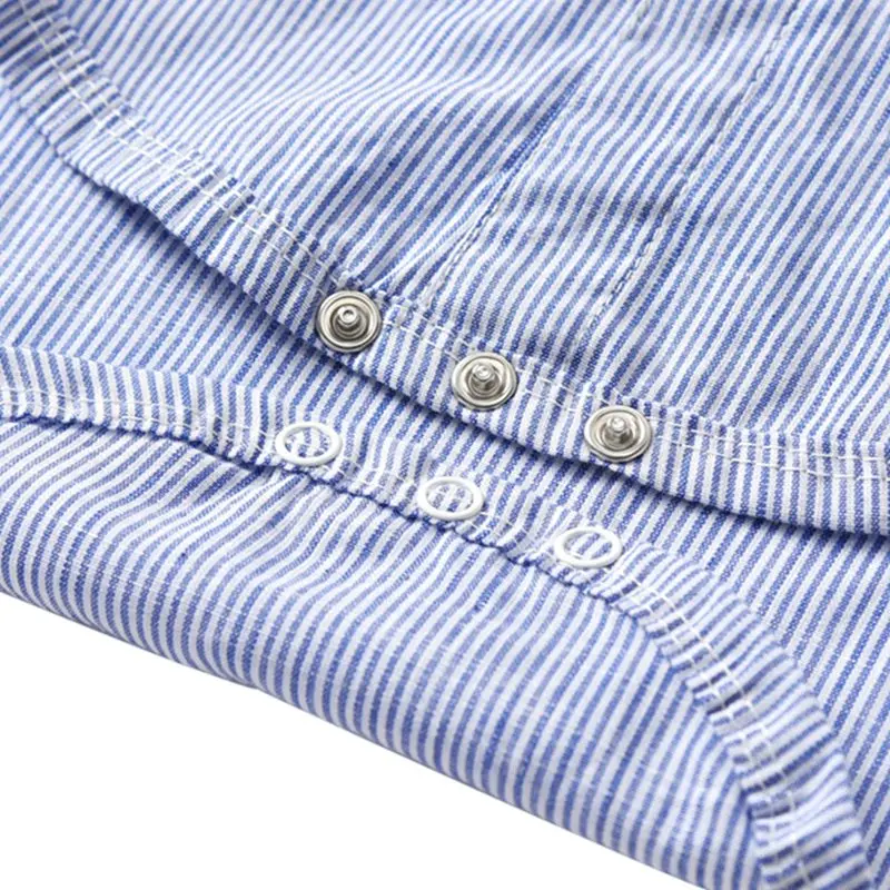 

Summer Toddler Boy Clothes Set Casual Stripe Shirt Romper Shorts Bow Tie Outfits Set sx1 A26