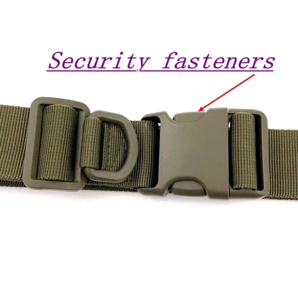 

Waist belt Nylon Plastic Buckled Adjustable Belt Waistband Camping Hiking Outdoor Training Sports 4 Colors MK