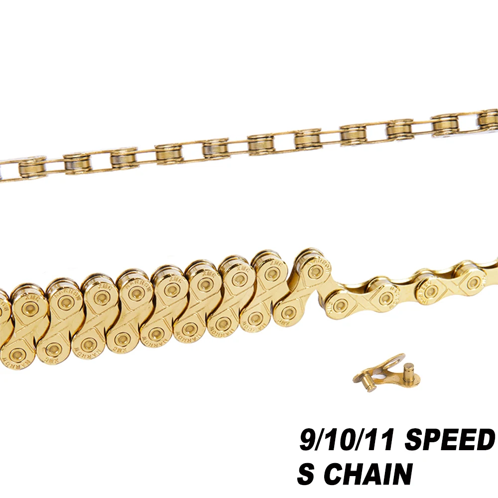 Горный шоссейный велосипед 9 10 11 цепь для скоростного велосипеда 116 звеньев