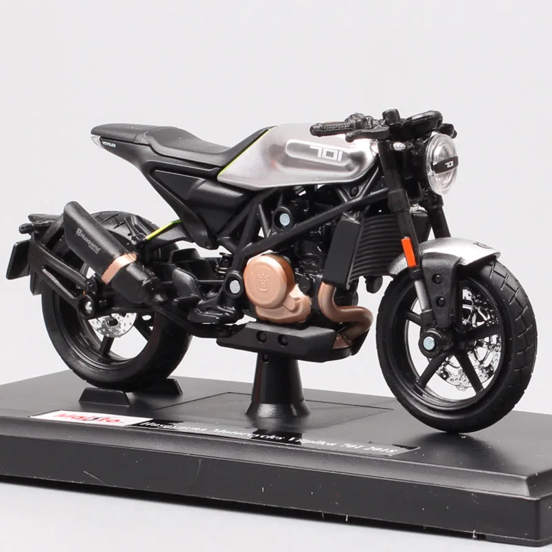 Maisto 1/18 scale 2018 MY Husqvarna Vitpilen 701 Motocross Dirt Bike Diecast Vehicle Enduro Motorcycle Toys Model Souvenir Kids