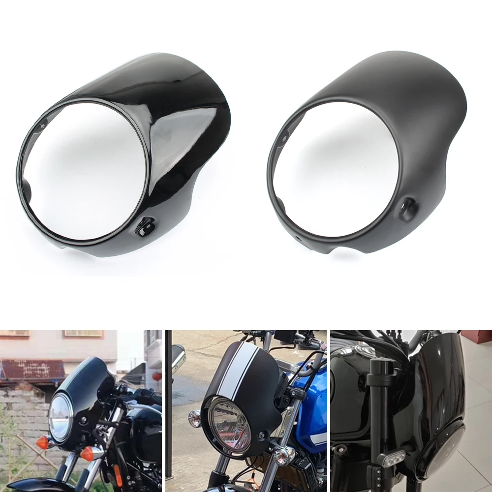 REALZION Motorcycle Headlight Fairing Headlamp Surround For Triumph BONNEVILLE T100 T120 SE Thruxton 900 Scrambler 2001-2019