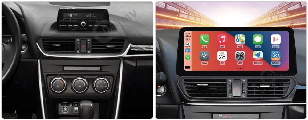 

12.3 INCH 2 Din Android Car Stereo Video Player For Mazda3 Alexa CX4 2014-2021 Car Radio Autoradio Head Unit GPS navigation