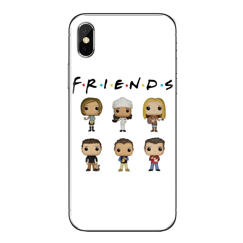Transparent TPU Bag Case For Samsung Galaxy S2 S3 S4 S5 MINI S6 S7 edge S8 S9 Plus Note 2 3 4 5 8 Coque Fundas Friends TV Series |