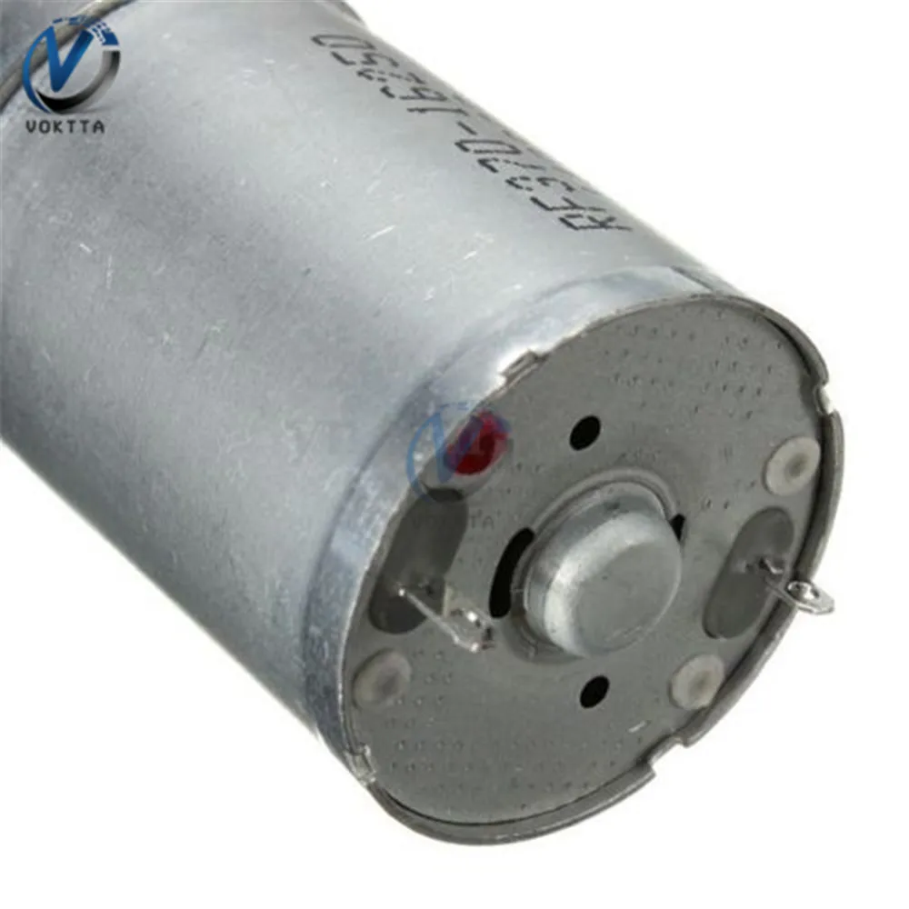 DC Motor Speed Reduction Gear Electric 12V 60RPM Powerful Torque 25mm PWM Regulator Controller Switch | Строительство и ремонт