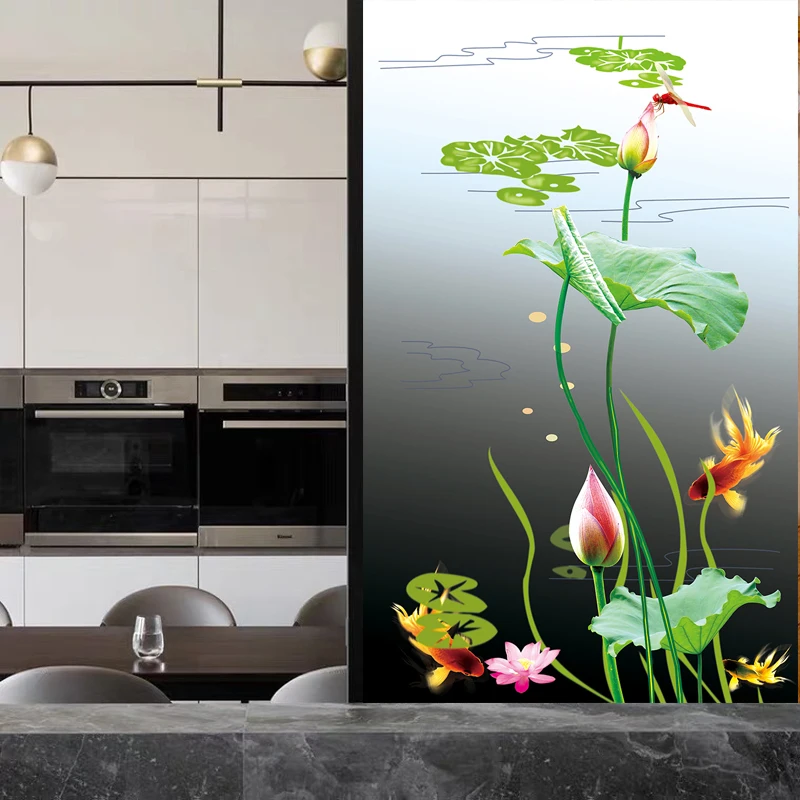 Оконная пленка размером на заказ ПВХ самоклеящаяся или статическая липкая