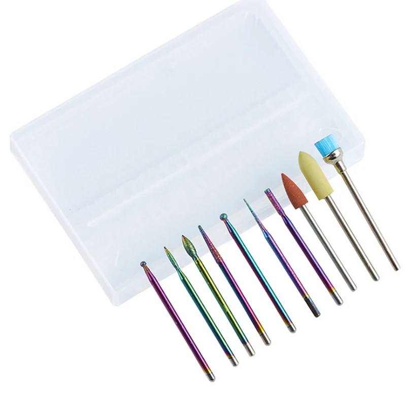 10 шт. Алмазная фреза для ногтей набор электрическая машина аксессуар пилки Резак