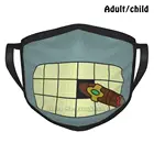 Маска для курительных бадок, индивидуальный дизайн, маска для лица для взрослых и детей, против пыли, баг, робот, карантин, Мультяшные комиксы, сигары, забавная поп-культура