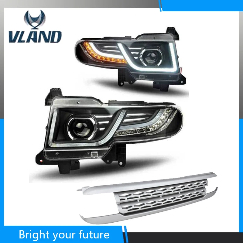 Автомобильная передняя фара для Toyota FJ Cruiser 07 14 фары и решетки HID ксеноновый