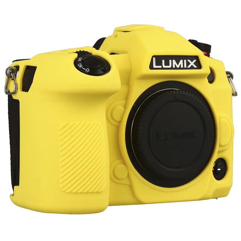 

For LUMIX G9 Camera Cover For Panasonic LUMIX G9 Digital Camera Litchi Texture Surface Skin Silicone Camera Protector
