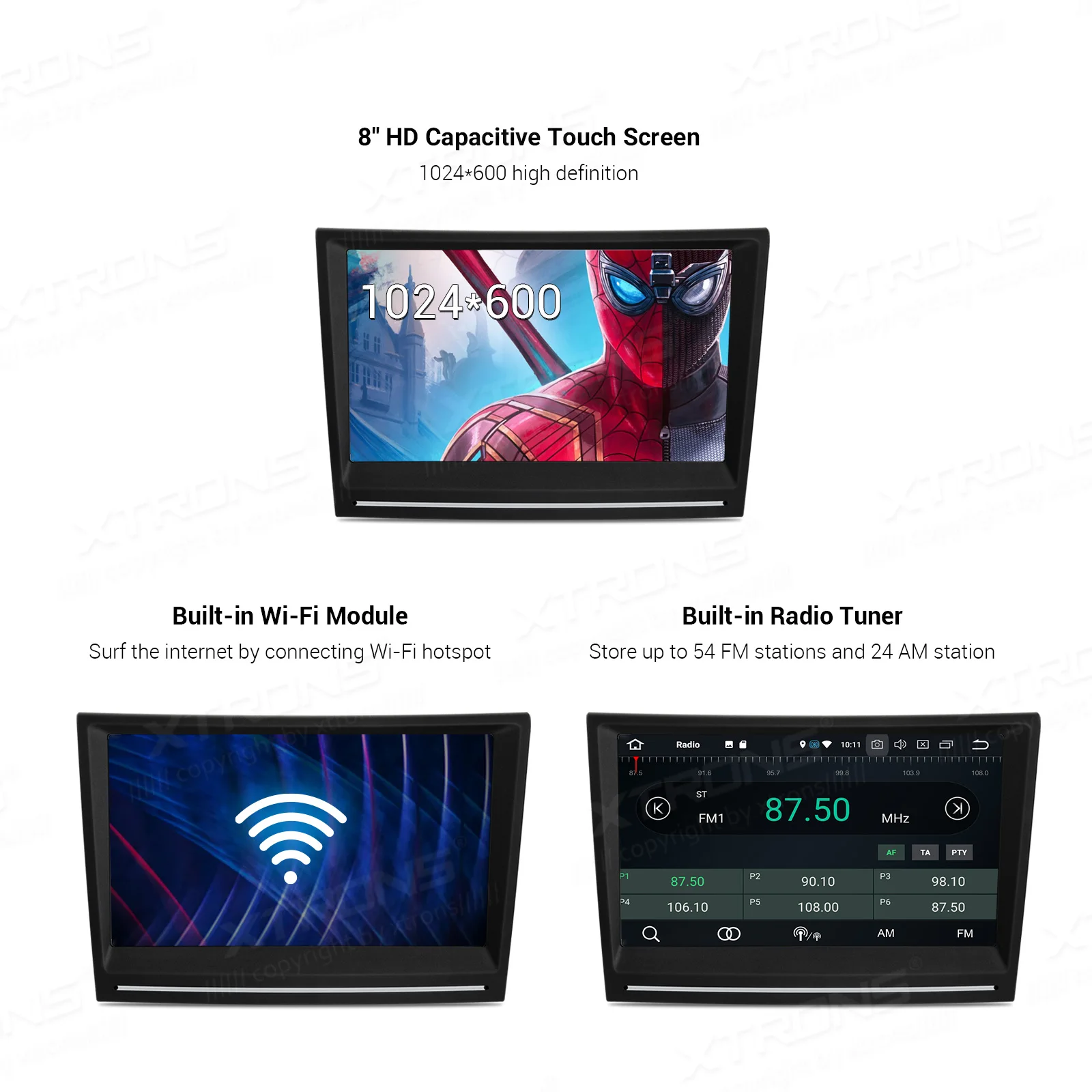 XTRONS 8 ''Android 9 0 PX5 автомобильный стерео проигрыватель GPS для Porsche 911 997 Cayman 987 2005 2006