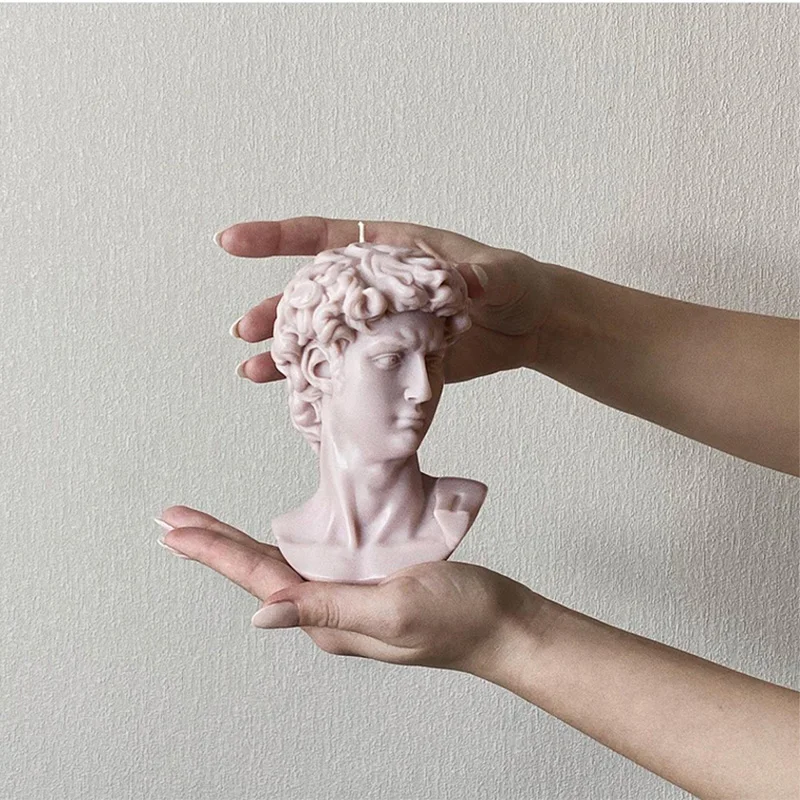 

Форма для свечей, греческие персонажи, Grand Venus, скульптура, свеча, силиконовая форма, голова Давида, эстетическая фотоформа