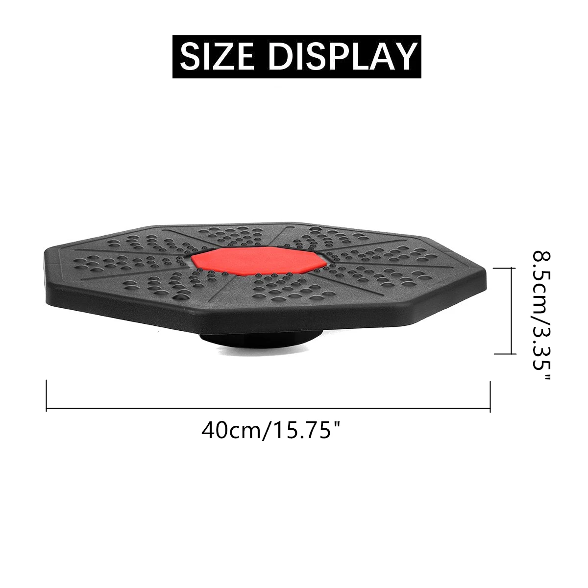 

Balance Trainer Board Sport Yoga Home Gym Fitness Workout Exerciser Foot Massage Octagonal Twist Board 40cm Fitness Equipment