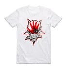 Для мужчин печати Heavy Metal футболка с надписью ffdp с О-образным вырезом Рубашка с короткими рукавами летнее платье Five Finger, удар группа уличная Топ крутая футболка с рисунком 