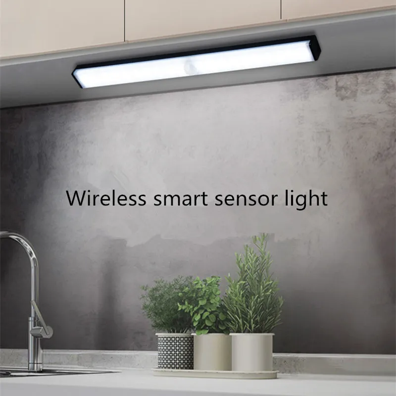 

LED Wardrobe Light USB Rechargeable Closet Light Wiring-free Human Body Induction Light Home Decoration Function Night Light