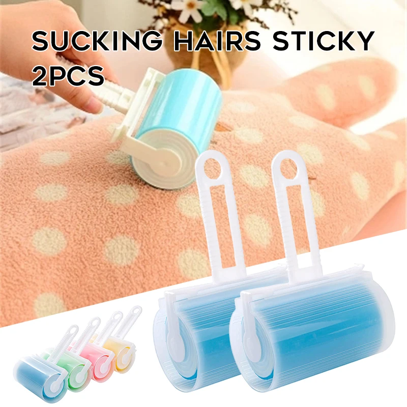 

Washable Reusable Gel Lint Roller With Lid And Hanging Hole Handheld Hair Removal Lintroller Household Lint Rollers Brushes