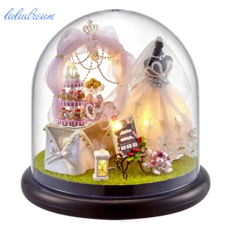 

Handmade Doll House Furniture Miniatura Diy Doll Houses Miniature Dollhouse Wooden Toys For Children Grownups Birthday Gift