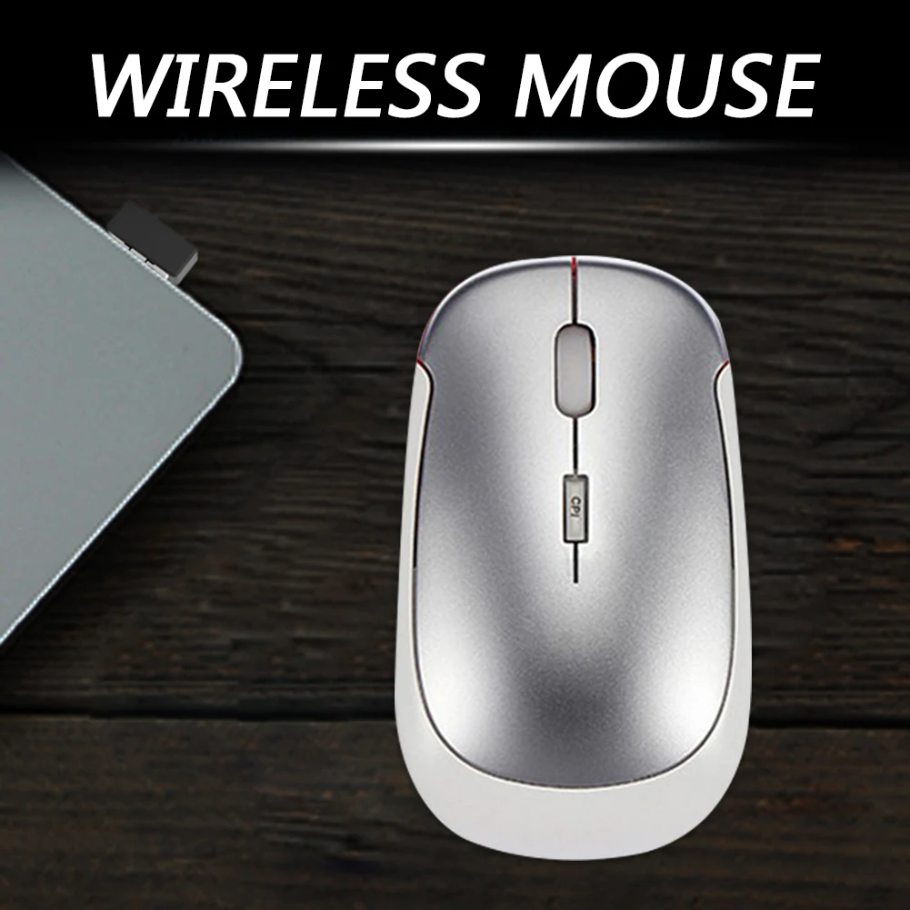 

Office Notebook Mice Mouse Pro Gamer 2.4GHz Rechargeable Wireless Optical Mouse 1600 DPI Adjustable 4 Buttons Mice