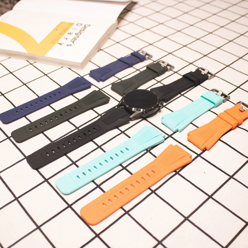 

Sport Silicone Strap For -Ticwatch pro3 Replacement Watch Accessories Fashion Casual Adjustable Wrist Band For -Ticwatch X6HB