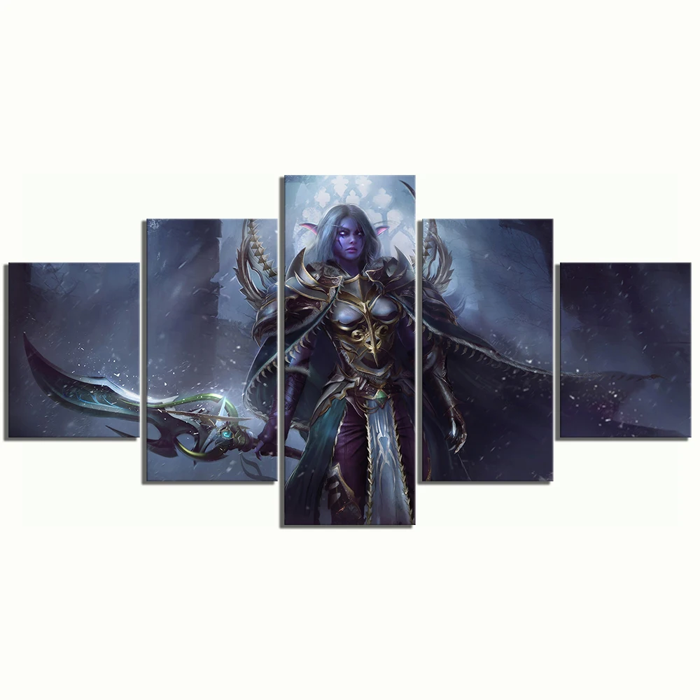 Картина на холсте принты домашний декор 5 панелей лексит калдорей художественная