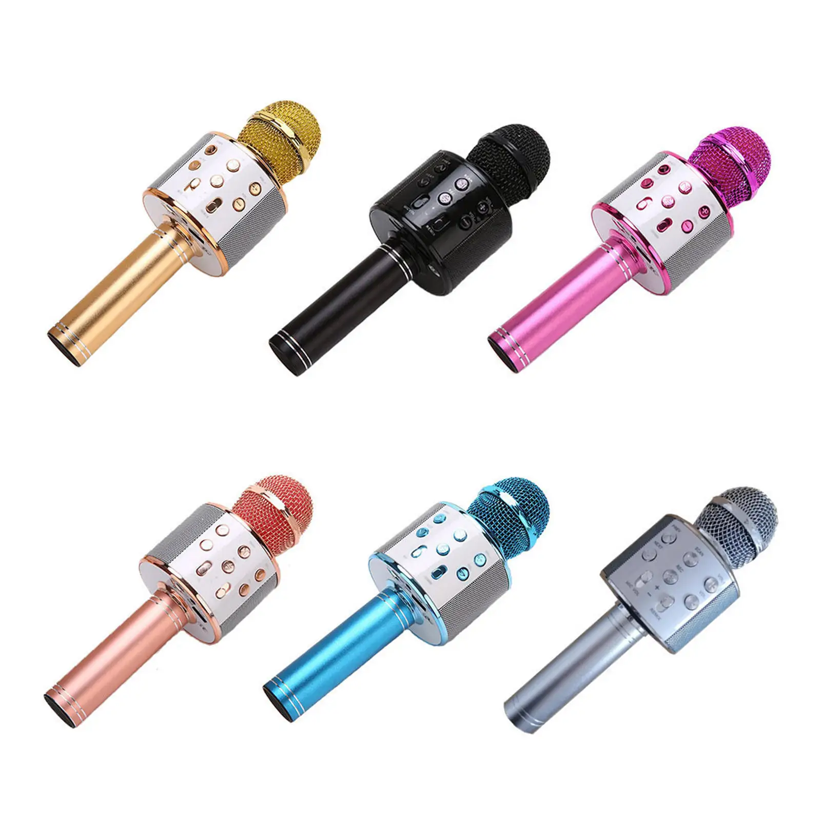 Беспроводной Bluetooth-микрофон для караоке портативный динамик iPhone Рождественская