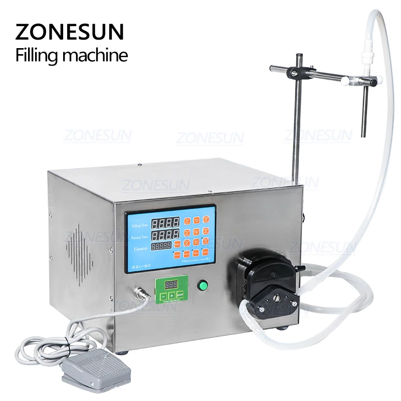 ZONESUN ZS YT80 полуавтоматические маленькие бутылки для масла напитков разлива