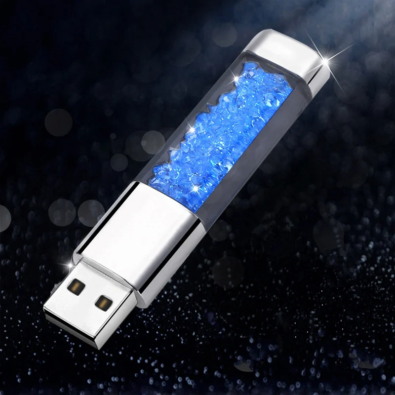 Алмазный кристалл Usb флеш накопитель портативный металлический 2 0 4 ГБ 16 32 64 Гб 128