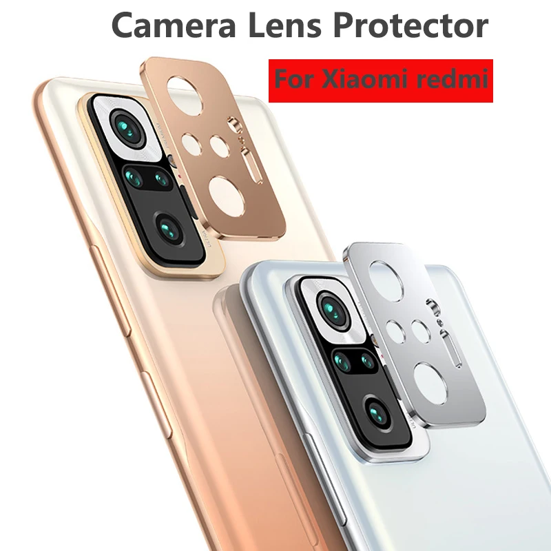 

Camera Lens Protector Case For Xiaomi Redmi Note 10 10S 10Pro 9 Pro Max 9S Back Film Metal Ring Screen Protector