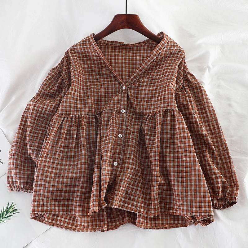 2019 Новая мода Женская винтажная v-образным вырезом свободная однобортная