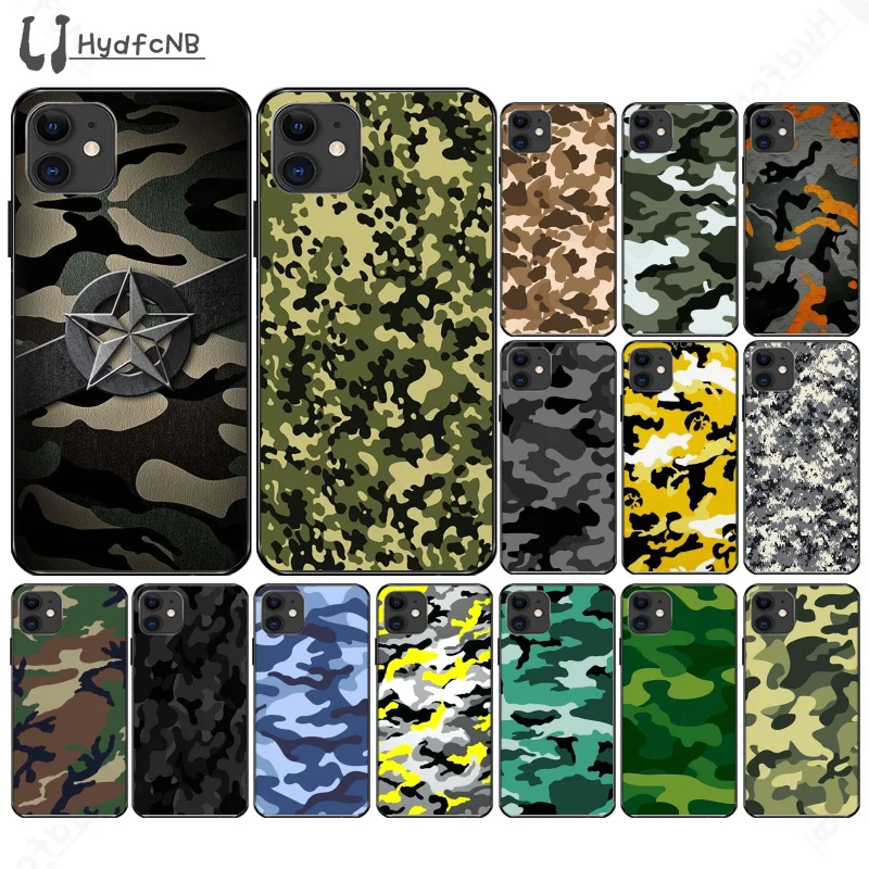 Ljhydfcnb Камуфляжный армейский чехол для телефона iPhone 11 pro XS MAX 8 7 6 6S Plus X 5 5S SE