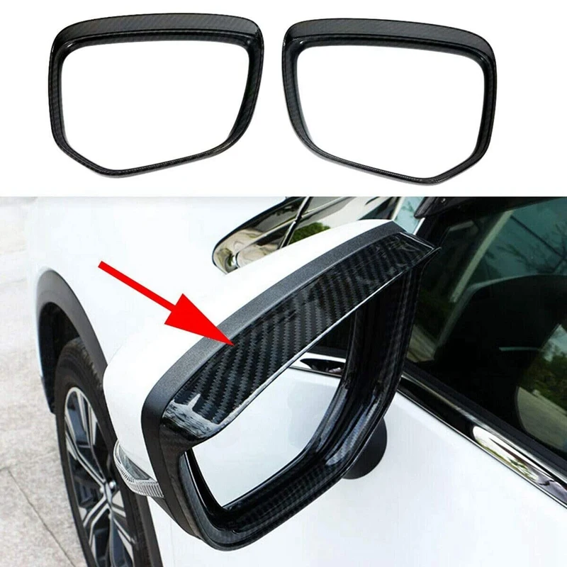 

ABS Rear View Mirror Rain Eyebrow Cover RearView Trims for Mitsubishi Eclipse Cross GK 2018-2020 Car Styling Accessories