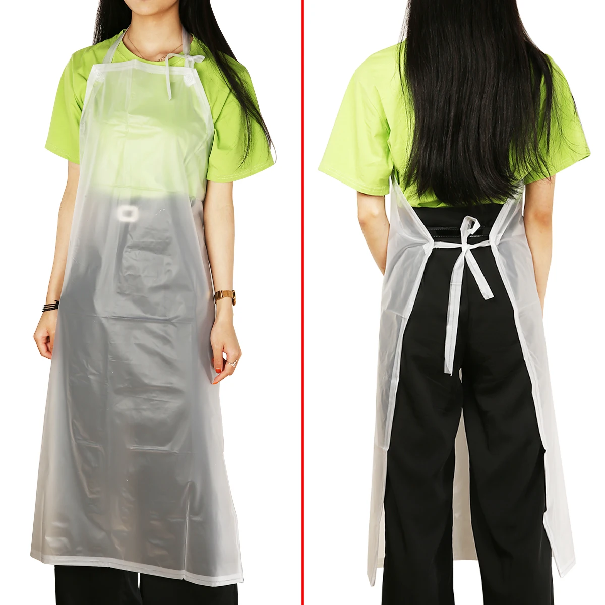 Chef Apron Waterproof Transparent PVC Unisex Oil Stain Resistance Vinyl Home Kitchen Restaurant | Дом и сад