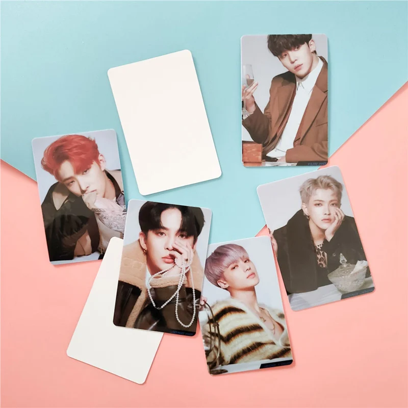 10 шт./компл. наклейки для карт Kpop ATEEZ новый альбом ACTON ответа Ateez фотостудия с