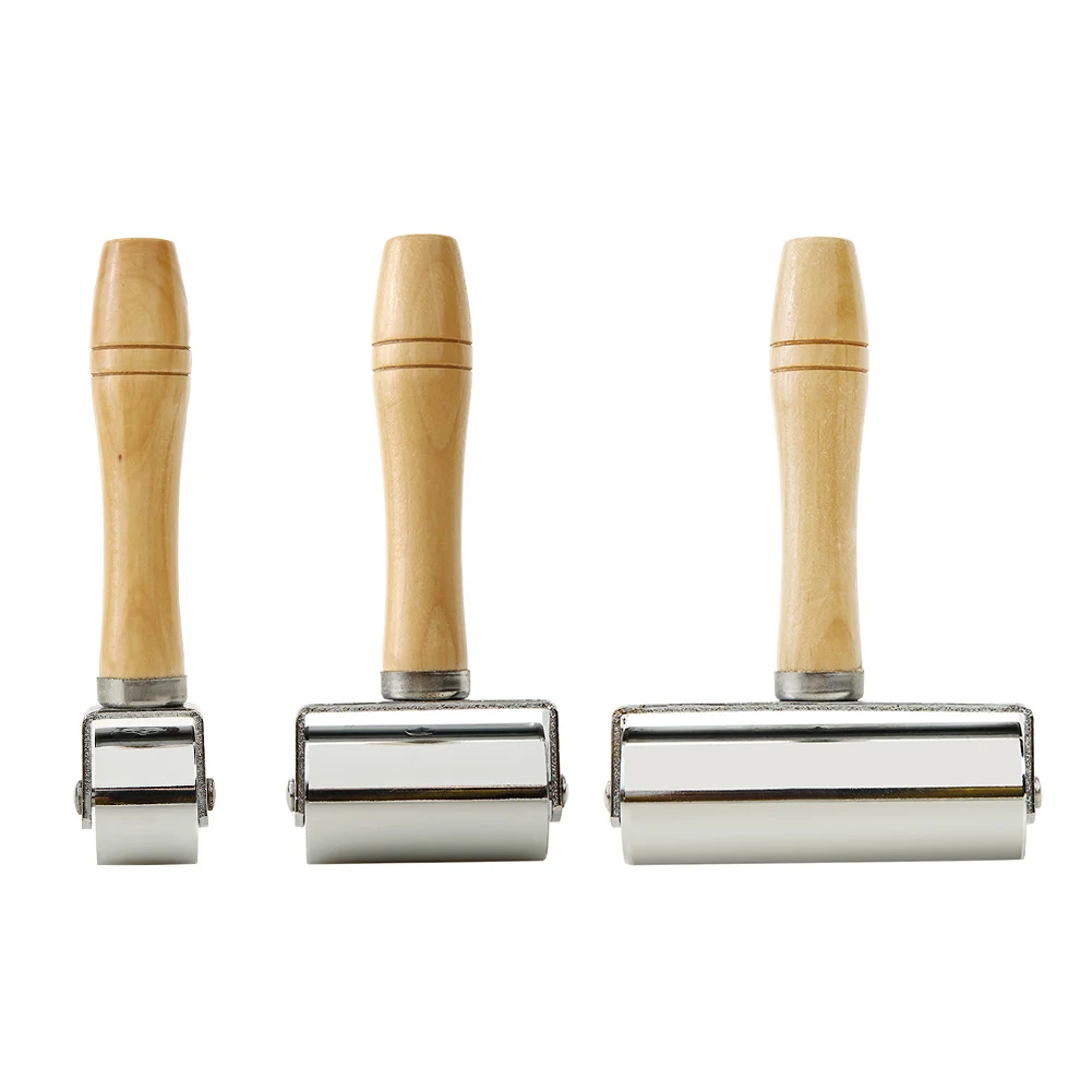 Кожа Пресс режущий ролик кожи край гладкой на клеевой Ламинирующий валик с