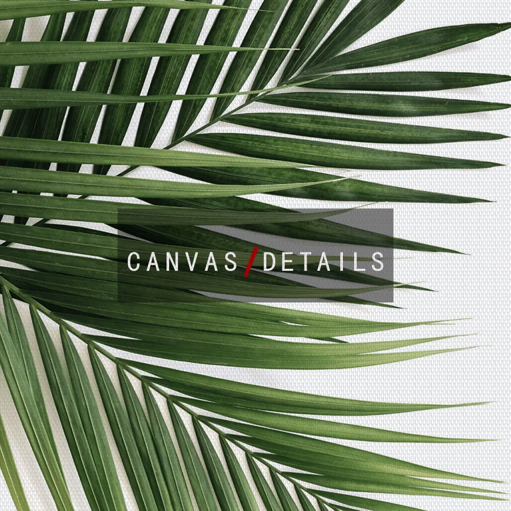Настенный художественный постер в ванную комнату растительный принт пальмовых