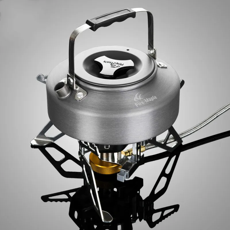 10 шт./компл. набор посуды для кемпинга горшок Сплит газовая плита горелки пикника