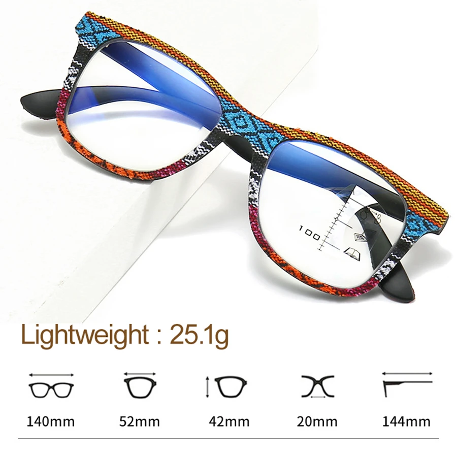 2019 бифокальные Мультифокальные очки для чтения анти синий светильник