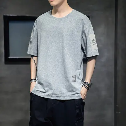 

Summer men's business casual short sleeve t-shirt 3988