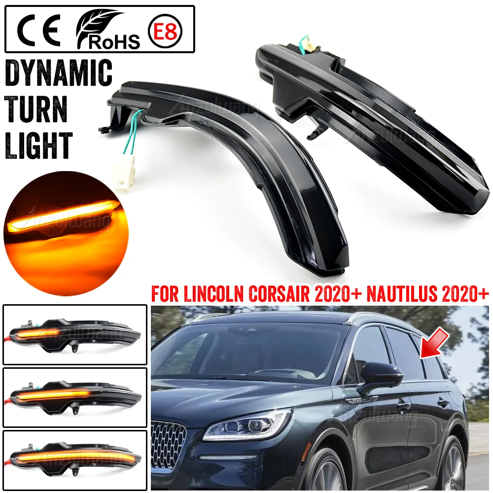 

2 шт., светодиодные лампы для бокового зеркала