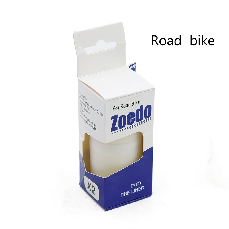 Сделано в Германии Zoedo MTB дорожный велосипедные шины лайнер анти прокол 26 27,5 29 700C горный велосипед шины защита колодки 2 шт - Цвет: Road Bike