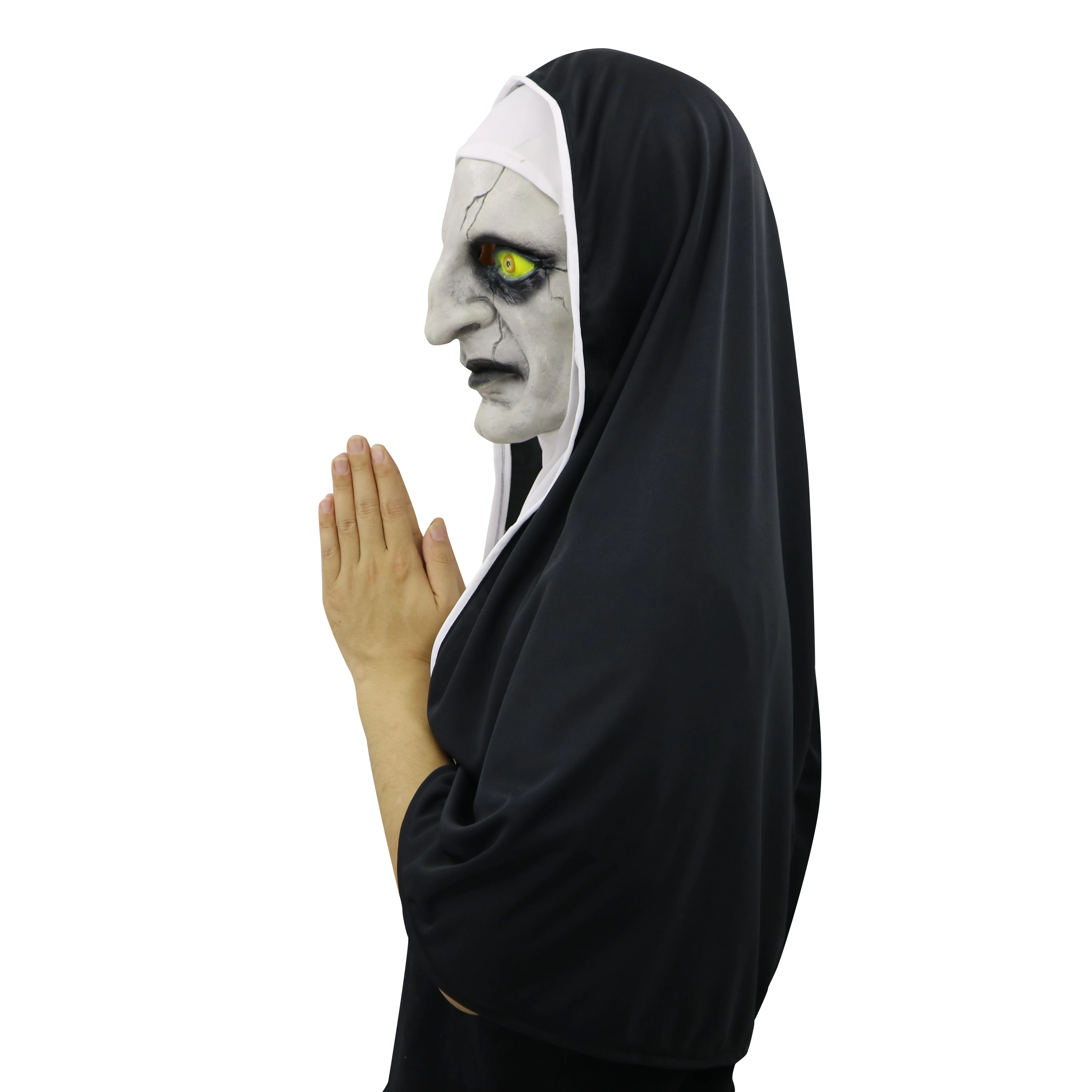2019 ужасная маска монахини конюрный валак для косплея полная голова страшные