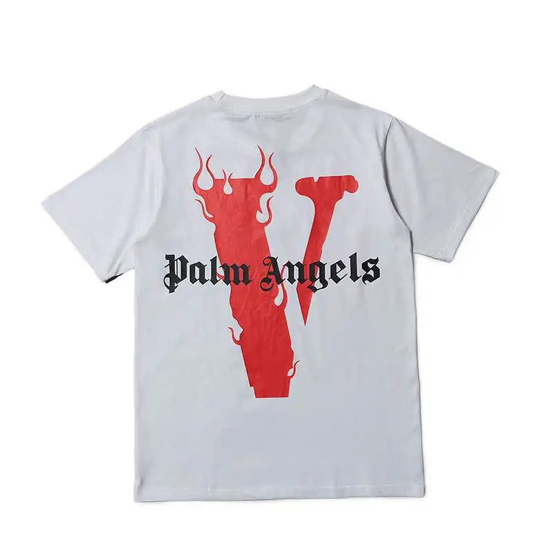 

2021 new VLONE x PA joint loose oversize short-sleeved T-shirt for men and women trendy