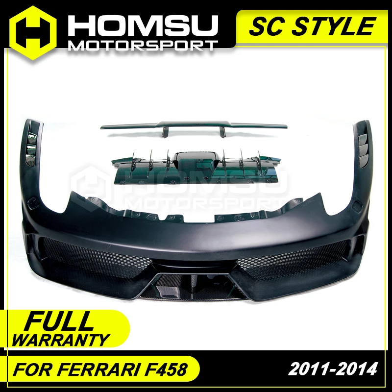 Неокрашенный комплект кузова автомобиля SC style FRP передний задний бампер боковые