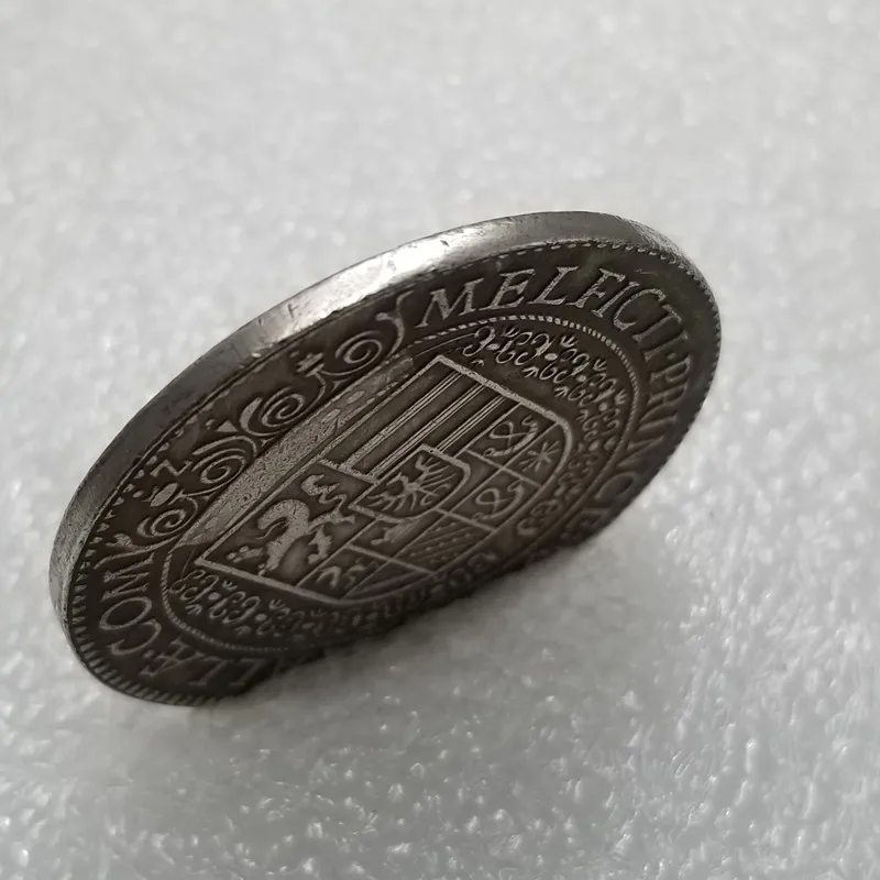 1620 Италия латунь посеребренные монеты КОПИЯ типа старые значок подарок для